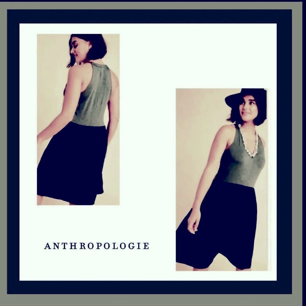 Anthropologie Dolan Left Coast Two-Tone Sleeveless Stretchy Dress Size S